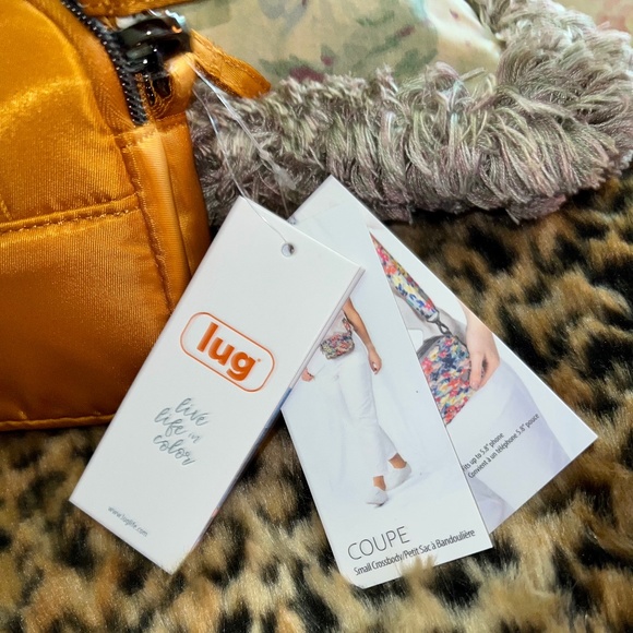 Lug Coupe Crossbody Bag NWT'S Amber Yellow - Picture 6 of 11